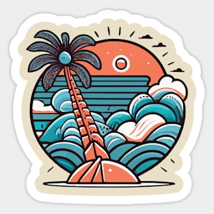 Vibrant Summer Sticker